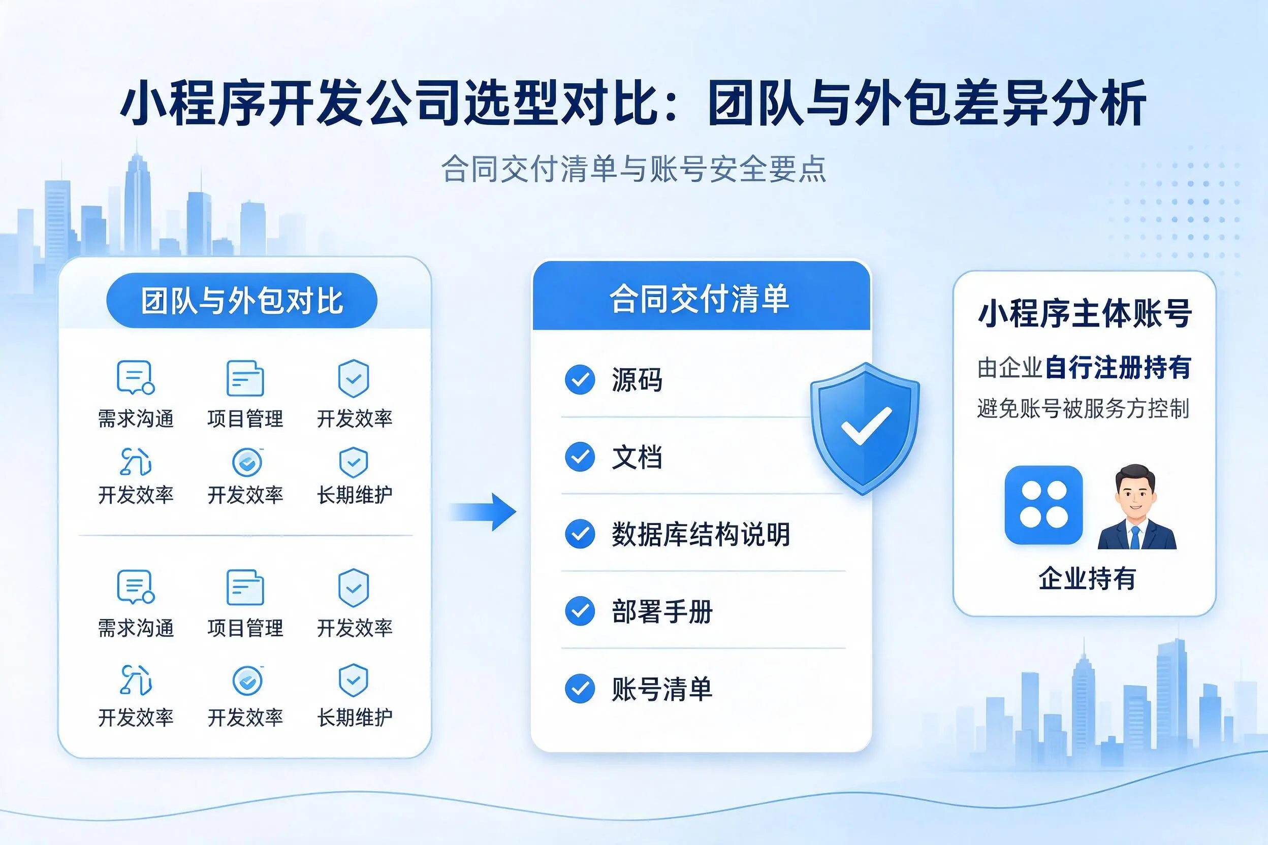 巴彦淖尔小程序开发公司选型对比：团队与外包差异分析