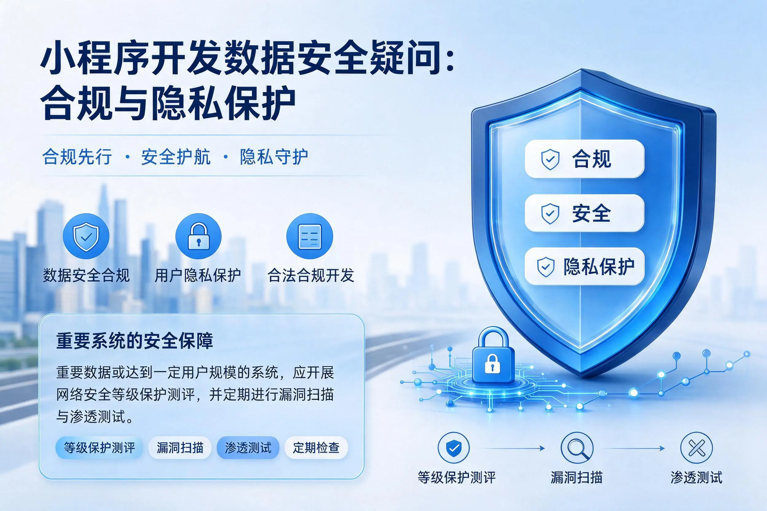 巴彦淖尔小程序开发数据安全疑问：合规与隐私保护