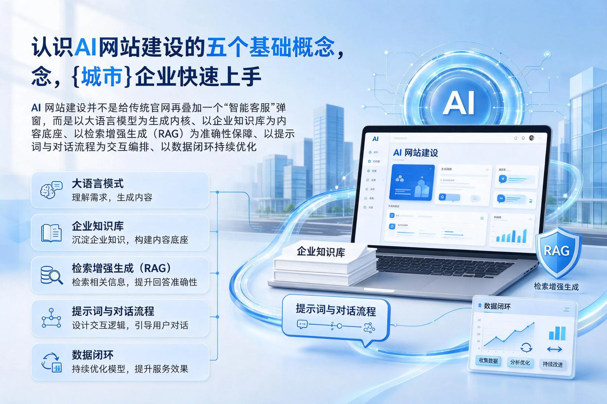 认识AI网站建设的五个基础概念,巴彦淖尔企业快速上手