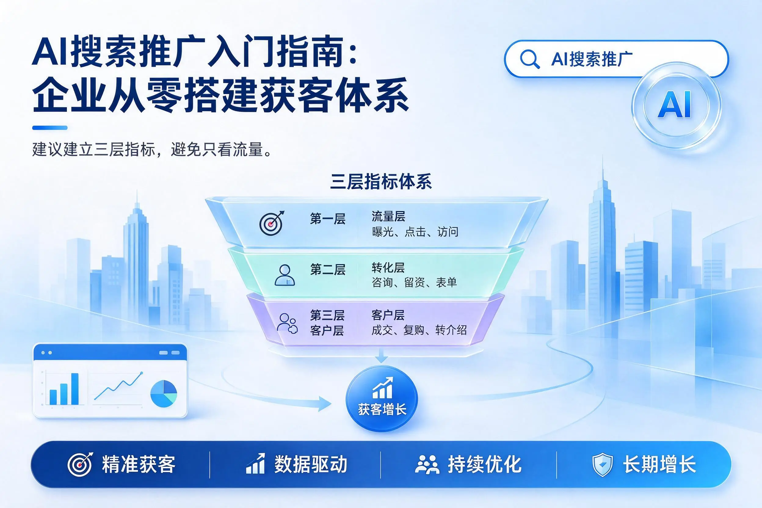 AI搜索推广入门指南:巴彦淖尔企业从零搭建获客体系