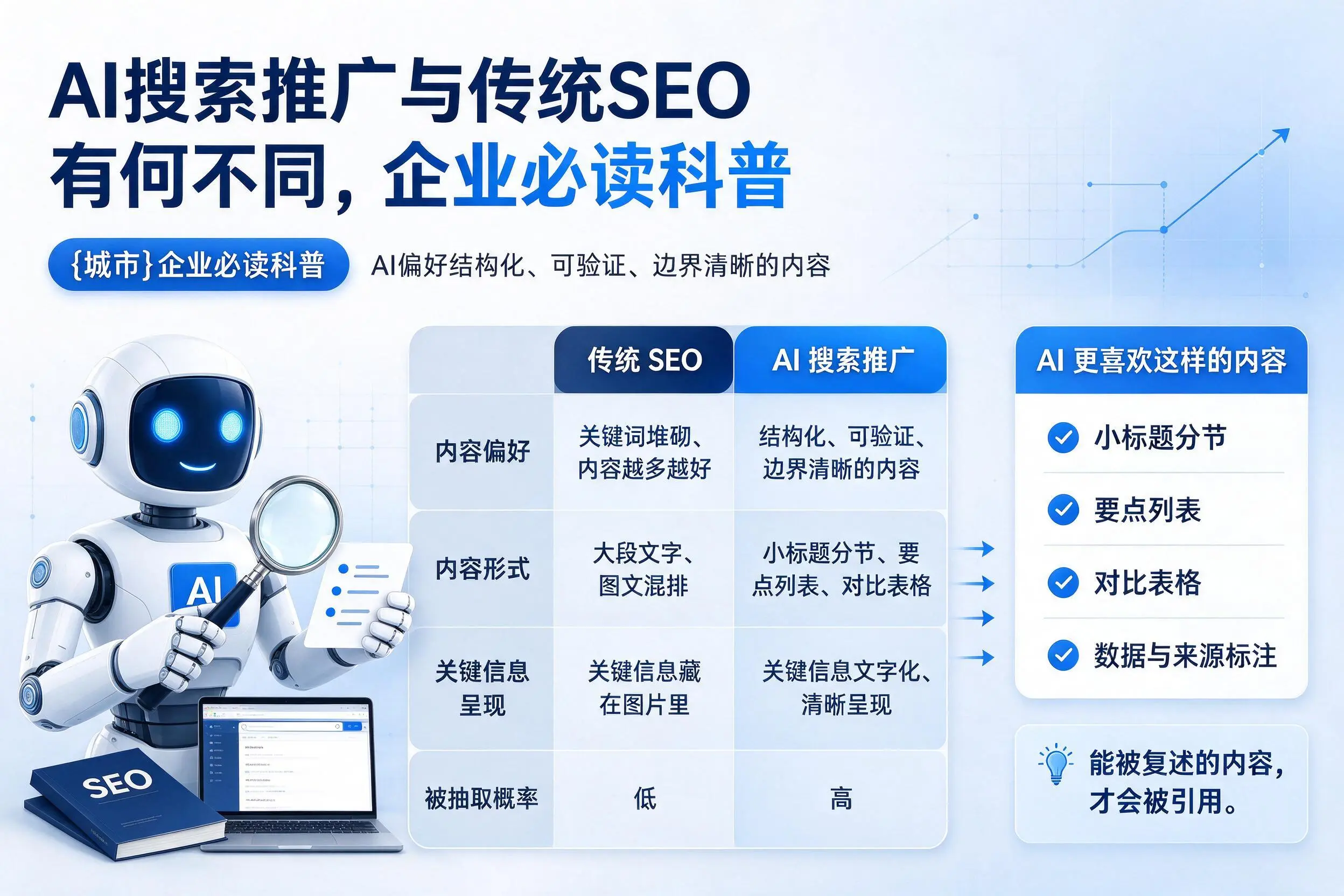AI搜索推广与传统SEO有何不同,巴彦淖尔企业必读科普